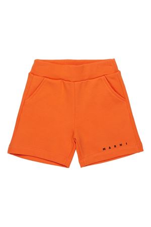 bermuda in cotone arancione MARNI KIDS | M01666M00V00M436